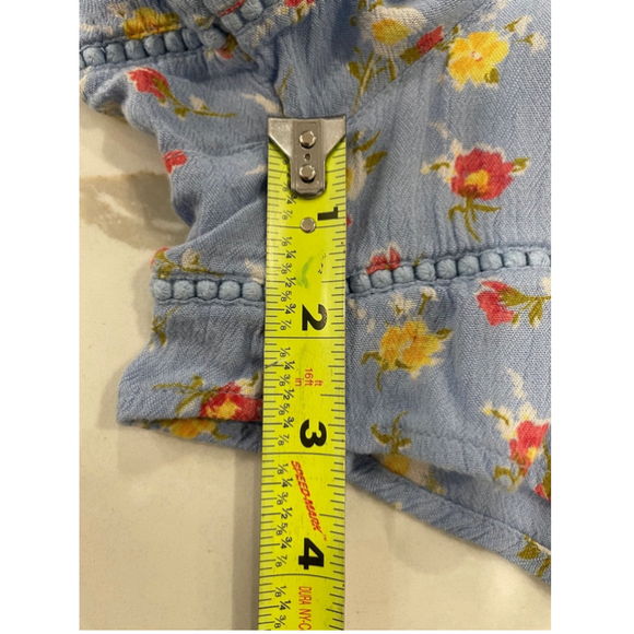 Miss Selfridge Ditsy Floral High Waist Shorts Size 2 Cottagecore Coquette Girly - Picture 8 of 8